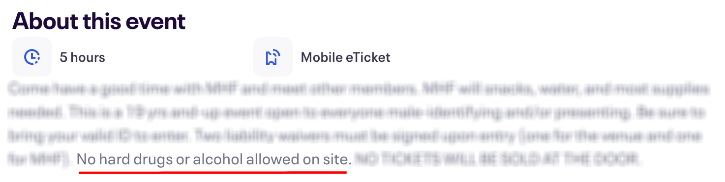 Event Policy Example