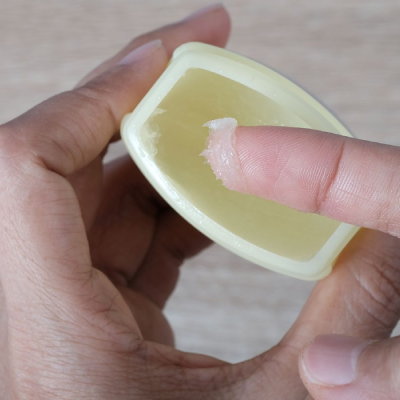 Petroleum Jelly on Finger