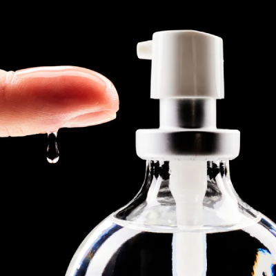 Silicone Lube on Finger